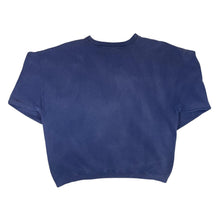 Load image into Gallery viewer, Vintage 90's NIKE Embroidered Mini Swoosh Logo Navy Blue Crewneck Sweatshirt