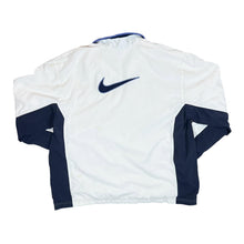 Load image into Gallery viewer, Vintage NIKE Embroidered Swoosh Logo Colour Bloack Windbreaker Track Jacket
