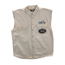 Load image into Gallery viewer, Vintage Roar To The Shore (2003) "Wildwood, NJ" Biker Graphic Sleeveless Vest Shirt