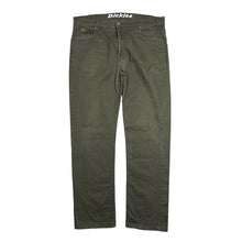 Load image into Gallery viewer, DICKIES "Regular" Classic Khaki Green Straight Leg Regular Fit Skater Work Pants Trousers