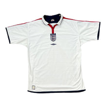 Load image into Gallery viewer, Vintage UMBRO ENGLAND 2003/2005 Football Embroidered Emblem Reversible Football Shirt Jersey