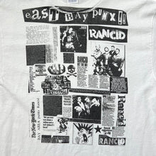 Load image into Gallery viewer, RANCID (2008) "East Bay Punx" Graphic Spellout Pop Punk Hardcore Music Band T-Shirt