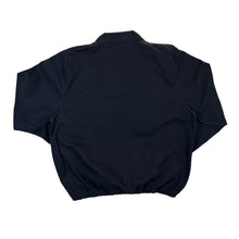 Load image into Gallery viewer, UMBRO Classic Logo Spellout Graphic Black Drill Pullover Training Sweatshirt Top