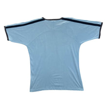 Load image into Gallery viewer, Vintage Bloggs HUDDERSFIELD TOWN AFC Embroidered Football Logo Blue V-Neck T-Shirt