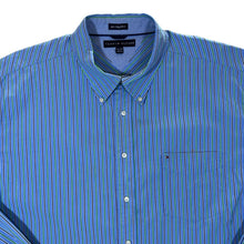 Load image into Gallery viewer, Early 00's TOMMY HILFIGER "80's 2 Ply Fabric" Multi Striped Long Sleeve Button-Up Cotton Shirt