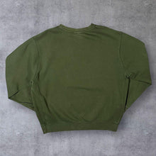 Load image into Gallery viewer, Nike Classic Embroidered Mini Logo Khaki Green Crewneck Sweatshirt