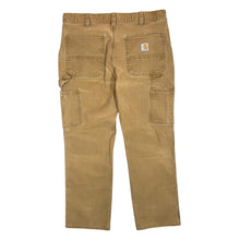 Load image into Gallery viewer, CARHARTT "Relaxed Fit" Tan Brown Carpenter Skater Worker Denim Jeans