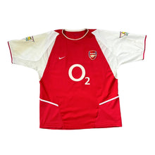 Load image into Gallery viewer, Vintage Nike ARSENAL FC "Pires 7" Gunners 2002/03 Home Football Shirt Jersey Top