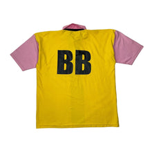 Load image into Gallery viewer, Vintage Halbro BEASTLY BOY Colour Block Rugby Short Sleeve Heavy Cotton Polo Shirt