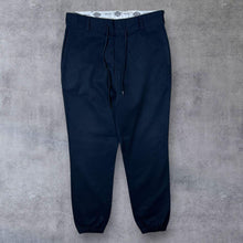 Load image into Gallery viewer, Dickies Navy Blue Skater Workwear Drawstring Cuffed Chino Trousers