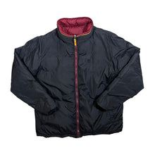 Load image into Gallery viewer, Early 00's TIMBERLAND Duck Down Feather Fill Reversible Black Red Padded Puffer Jacket