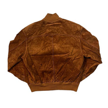 Load image into Gallery viewer, Vintage 90's KATY PEL Classic Brown Genuine Real Suede Leather Button Bomber Jacket