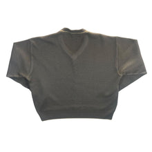 Load image into Gallery viewer, Vintage Gabicci Grandad Patterned Brown Beige V-Neck Knit Jumper Sweater