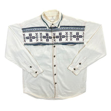 Load image into Gallery viewer, Vintage Gaucho Authentic Cowboy Western Aztec Patterned Long Sleeve Shirt