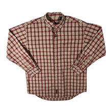 Load image into Gallery viewer, Vintage Timberland Red Beige Check Cotton Long Sleeve Button-Up Shirt