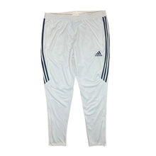 Load image into Gallery viewer, ADIDAS Climacool Three Stripe Mini Logo White Sports Tracksuit Bottoms