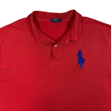 Load image into Gallery viewer, POLO RALPH LAUREN Embroidered Big Pony Red Short Sleeve Polo Shirt