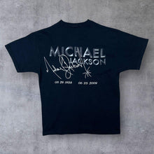Load image into Gallery viewer, Michael Jackson King Of Pop Tribute Music Graphic Black T-Shirt