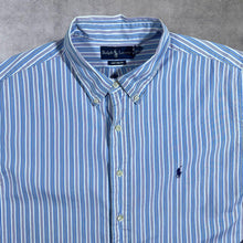 Load image into Gallery viewer, Vintage Ralph Lauren Multi Striped Cotton Long Sleeve Button-Up Shirt