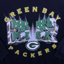 Load image into Gallery viewer, Vintage NFL On Fox (1996) Green Bay Packers Football Graphic Black Sweatshirt