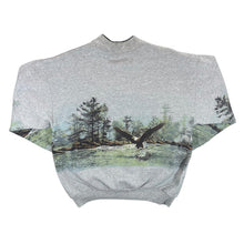 Load image into Gallery viewer, Vintage 90's Art Unlimited Bald Eagle Nature All-Over Print Button Sweatshirt
