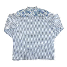 Load image into Gallery viewer, Vintage 80's MISTRAL French Western Style Paisley Floral Pattern Long Sleeve Shirt