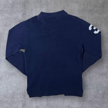 Load image into Gallery viewer, Polo Ralph Lauren Embroidered Big Pony Logo Navy Blue Long Sleeve Polo Shirt
