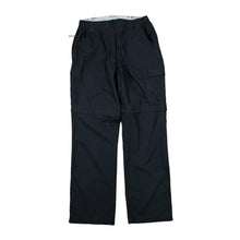 Load image into Gallery viewer, MOUNTAIN WAREHOUSE Classic Black Outdoor Hiking Straight Leg Trousers Bottoms
