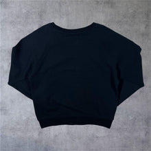 Load image into Gallery viewer, Champion Classic Embroidered Mini Logo Black Crewneck Sweatshirt