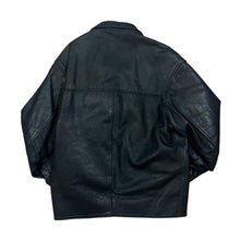 Load image into Gallery viewer, Vintage 90's REAL LEATHER Made In England Heavyweight Genuine Leather Button Jacket