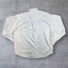 Load image into Gallery viewer, Vintage John Baner Cowboy Western Beige Blue Denim Embroidered Aztec Long Sleeve Shirt