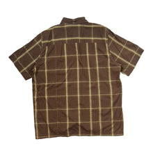 Load image into Gallery viewer, Early 00's O'NEILL Embroidered Mini Logo Plaid Check Surfer Skater Short Sleeve Cotton Shirt