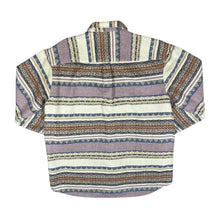Load image into Gallery viewer, Vintage 90's WEEKEND Aztec Striped Patterned Long Sleeve Flannel Over Shirt