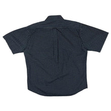 Load image into Gallery viewer, Early 00's YSL YVES SAINT LAURENT Black Patterned Short Sleeve Shirt