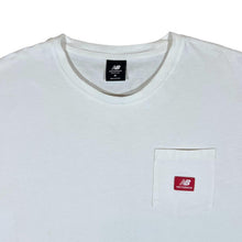 Load image into Gallery viewer, NEW BALANCE Classic Mini Patch Pocket Logo White Short Sleeve T-Shirt