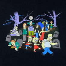 Load image into Gallery viewer, Delta THE SIMPSONS Treehouse Of Horror TV Show Character Graphic Black T-Shirt