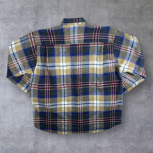 Load image into Gallery viewer, Vintage One Way Lumberjack Plaid Check Long Sleeve Flannel Shirt