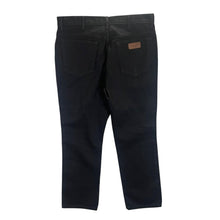 Load image into Gallery viewer, WRANGLER "Regular Fit" Classic Black Denim Straight Leg Jeans