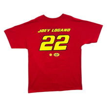 Load image into Gallery viewer, NASCAR Team Penske "Joey Logano" Motorsports Racing Spellout Graphic T-Shirt