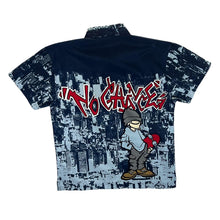 Load image into Gallery viewer, Early 00's DOGNOSE "No Chance" Graffiti Hip Hop Y2K All-Over Print Polyester Shirt
