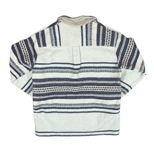 Load image into Gallery viewer, Vintage 90's LEMMI FASHION Aztec Striped Patterned 1/4 Button Pullover Flannel Shirt