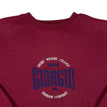 Load image into Gallery viewer, Early 00's GIORGIO LOCAL BOYZ Embroidered Logo Spellout Crewneck Sweatshirt