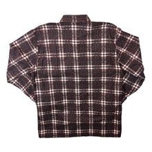 Load image into Gallery viewer, Vintage Johaj Brown Black White Plaid Check Long Sleeve Flannel Shirt