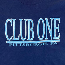 Load image into Gallery viewer, Vintage 90's CLUB ONE "Pittsburgh, PA" Souvenir Graphic Single Stitch T-Shirt