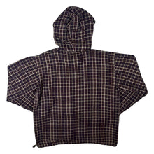 Load image into Gallery viewer, Vintage Sanu-Babu Plaid Check Lined Hooded Pullover Smock Hoodie