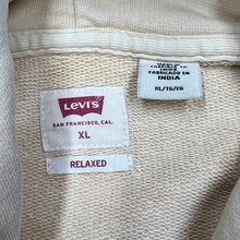 Load image into Gallery viewer, LEVI'S "Relaxed" Classic Embroidered Mini Logo Spellout Heavy Cotton Pullover Hoodie