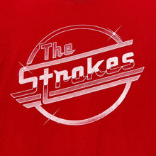 Load image into Gallery viewer, Early 00’s THE STROKES Classic Logo Spellout Graphic Indie Garage Rock Band T-Shirt