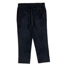 Load image into Gallery viewer, NAUTICA Classic Black Cotton Corduroy Cord Straight Leg Trousers