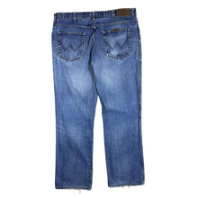 Load image into Gallery viewer, Early 00's WRANGLER "Regular" Classic Blue Denim Distressed Straight Leg Jeans