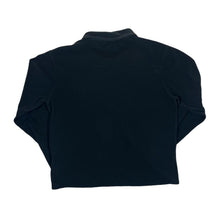 Load image into Gallery viewer, ANIMAL Classic Embroidered Spellout Surfer Skater Black 1/4 Zip Pullover Fleece Sweatshirt